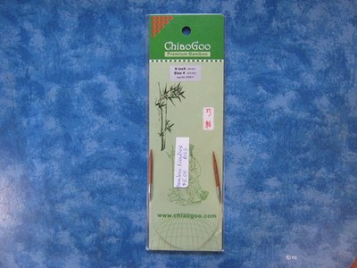 CHIAOGOO CIRCULAR PREMIUM BAMBOO 9'' KNITTING NEEDLES SIZE 4 NIP