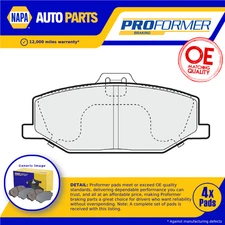 Brake Pads Set fits SUZUKI JIMNY SN413 1.3 Front 1998 on Proformer Quality