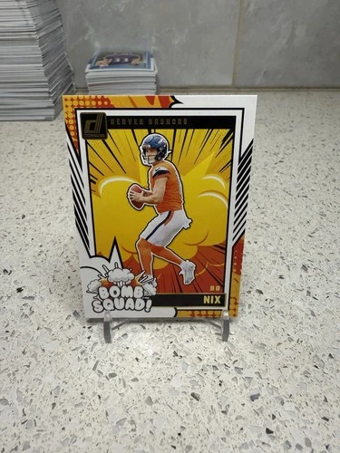 2024 Panini Donruss - Bomb Squad Bo Nix #27 (RC)