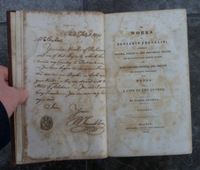 "The Works of Benjamin Franklin, Volume V"-1840-Hilliard Gray 1st Edition
