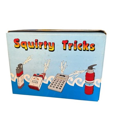18 Vintage 1988 SQUIRTY TRICKS Squirts Water Gun Joke Magic Prank Gag Fake NOS