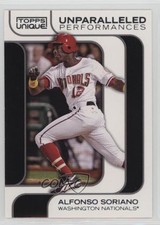 2009 Topps Unique Unparalleled Performance Alfonso Soriano #UP08 07rd