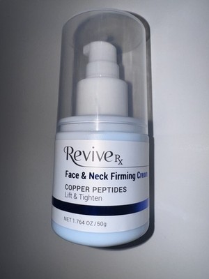 Revive Rx Face & Neck Firming Cream Copper Peptides Lift & Tighten with Pump