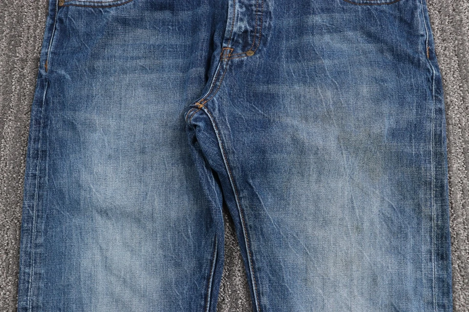 Мужские джинсы PRPS Rambler Japanese Selvedge Denim Jeans Button-fly Dirt Wash 36x34 - Изображение 3 из 4