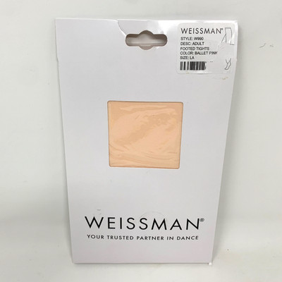 Weissman Adult W990 Footed Tights BALLET PINK Dance Jazz  Choose: SA MA LA  XLA