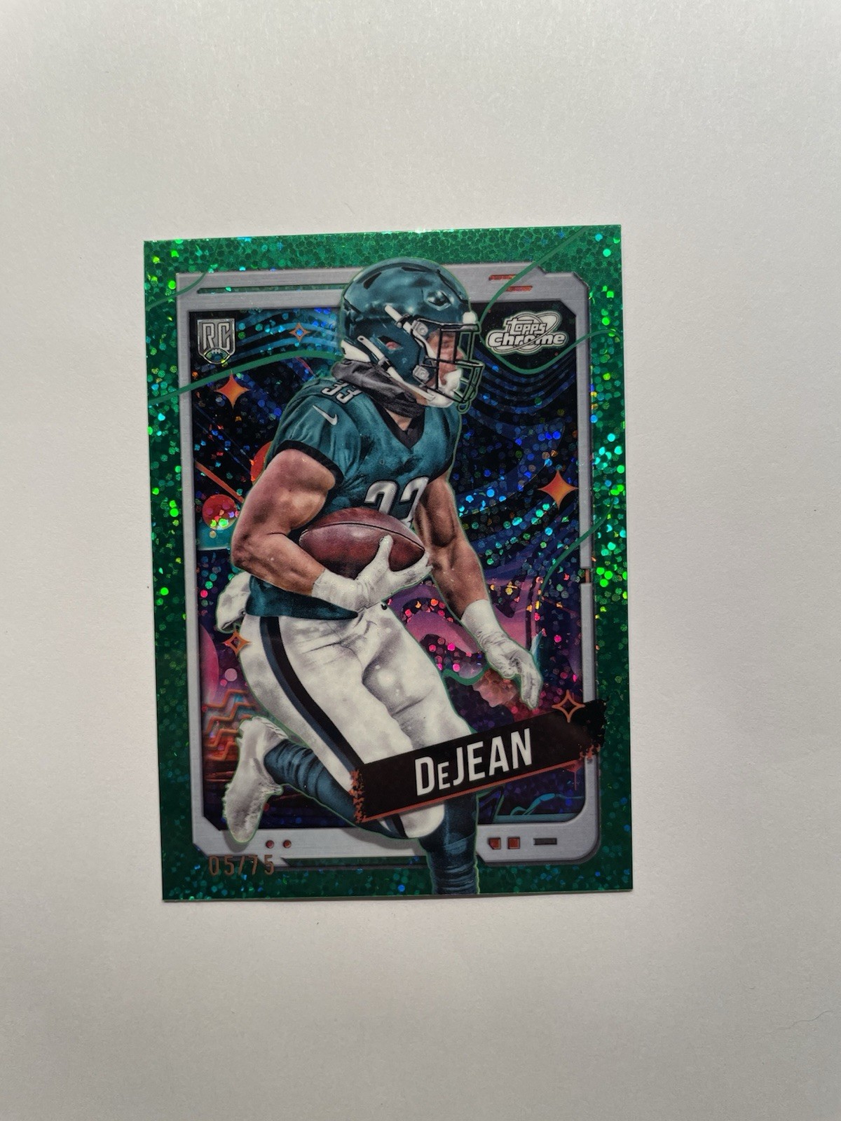 2024 Topps Chrome Cosmic - Cooper DeJean #177 Green Space Dust /75 ROOKIE RC 🔥
