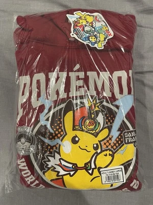 2026 Pokemon World Championships maroon red hoodie Size L - image 1 of 2