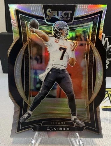 2024 Panini Select - Concourse C.J. Stroud #42 Silver Prizm Die-Cut