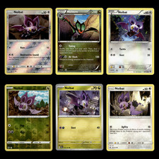 6x Noibat Lot Noivern 100.0 Sun Moon Forbidden Light Pokemon Cards Collection