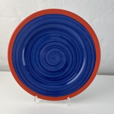 Rosenthal Casual Designers Guild Orchard Collection Frühstücksteller rot blau