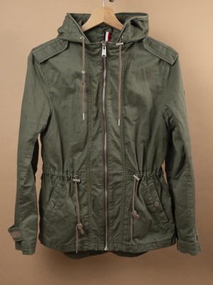 Tommy Jeans Parka Jacke - Militärgrün - Größe XS
