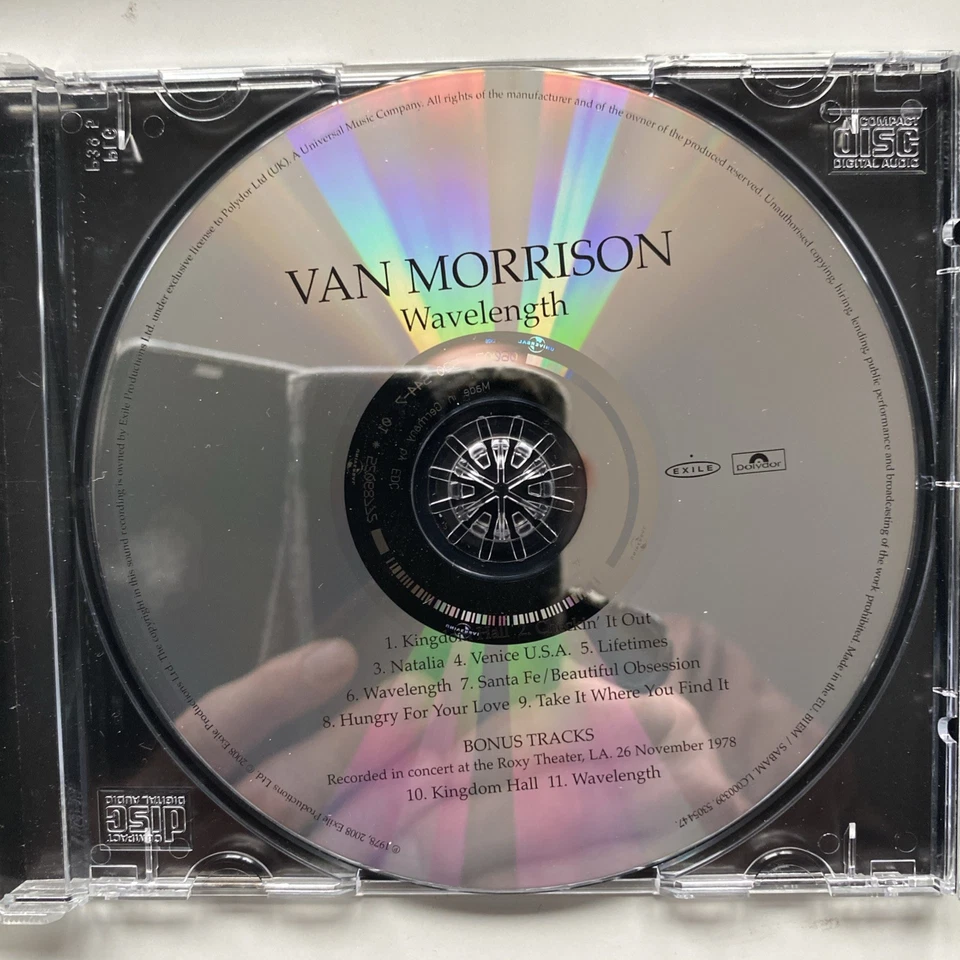 Van Morrison - Wavelength [1978] [Remastered/Bonus Tracks CD 2008) Like New cond - Image 4 of 4