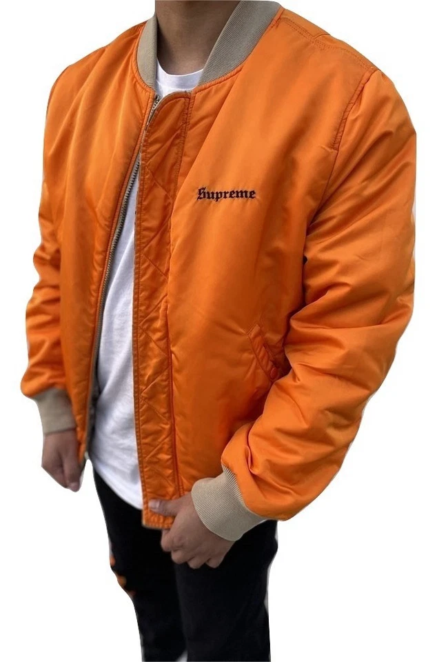 Jaqueta FW17 SUPREME DIGI CAMO REVERSÍVEL MA-1 BRONZEADA DIGI CAMO TAMANHO L GRANDE 2017 - Imagem 3 de 3