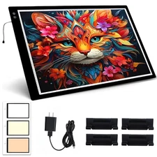 A1 Extra Large Light Board for Diamond Painting,LED Rechargeable Light Pad wi...