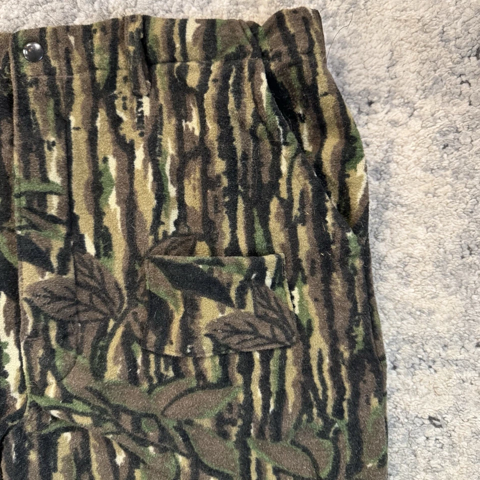 Vintage Walls Polar Tuff Realtree Camo Hunting Pants Mens L USA Made - Image 4 of 4