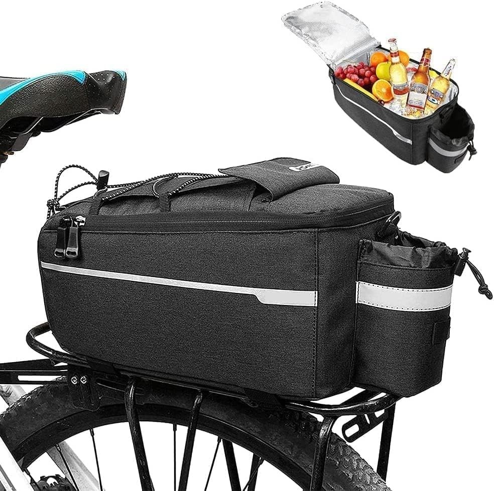 Sac de refroidissement arrière noir 10L à haute isolation thermique