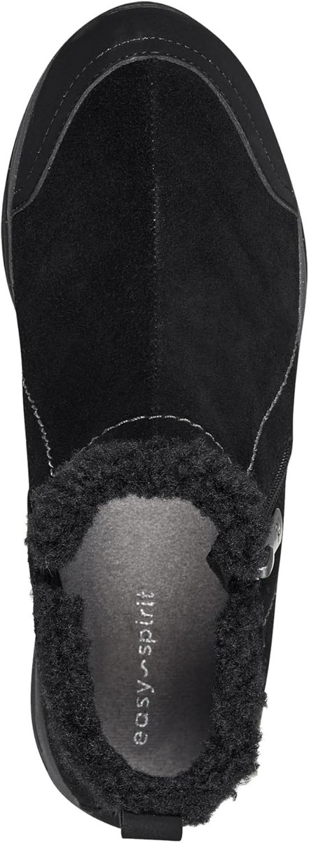 Easy Spirit Women 🌟2xHP🌟EUC Easy Spirit’s Explore24 Explorana Black Suede & Faux Fur Snow Boot 9 main image 0