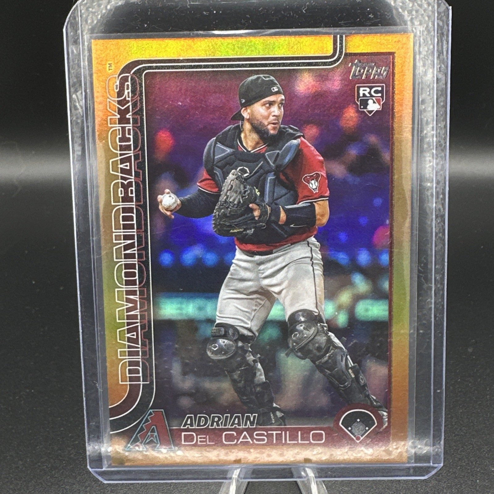 2025 Topps Series 1 Adrian Del Castillo #226 Gold Rainbow /50 (RC)