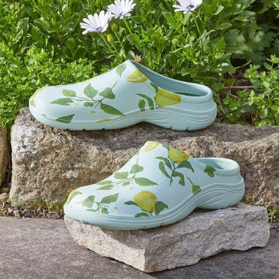 Briers Gartenarbeit Clogs Sizilien Zitronenblau Comfi Schuhe weiche Sohle Schuh Damen