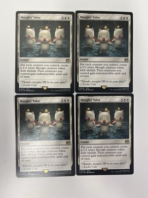 Magic 4 x Moogles, Valor | Final Fantasy Playset NM EN