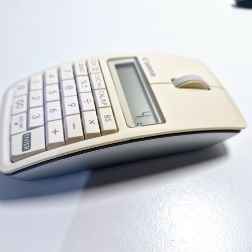 Canon X Mark 1 White Calculator Mouse Bluetooth For PC and MAC - Zdjęcie 5 z 13