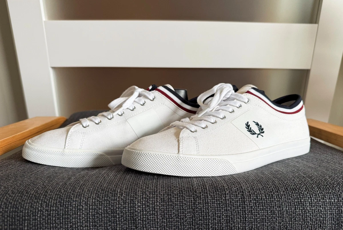 Fred Perry ETON Leather Brogue Wingtip Lace Up Oxfords Men\'s Size 11 Upper Leather Lace Up Grey Formal Shoes for Men for sale | eBay main image 3
