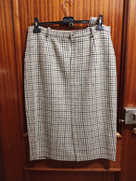 Falda estampada larga para señora de Walter