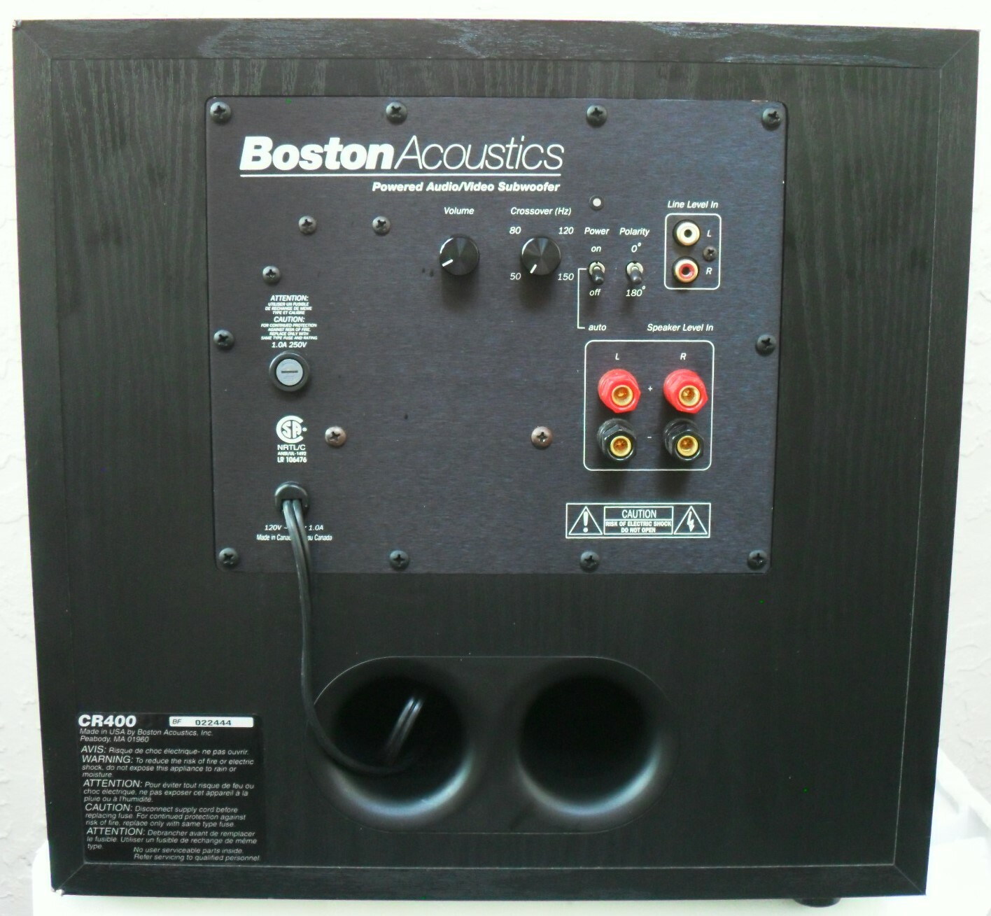 boston acoustics cr400