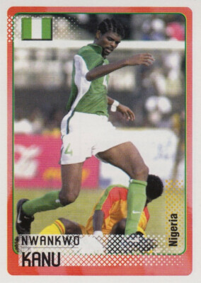Panini Sticker Road To The FIFA World Cup 2002 Nr. 117 Nwankwu Kanu NIG Bild NEU