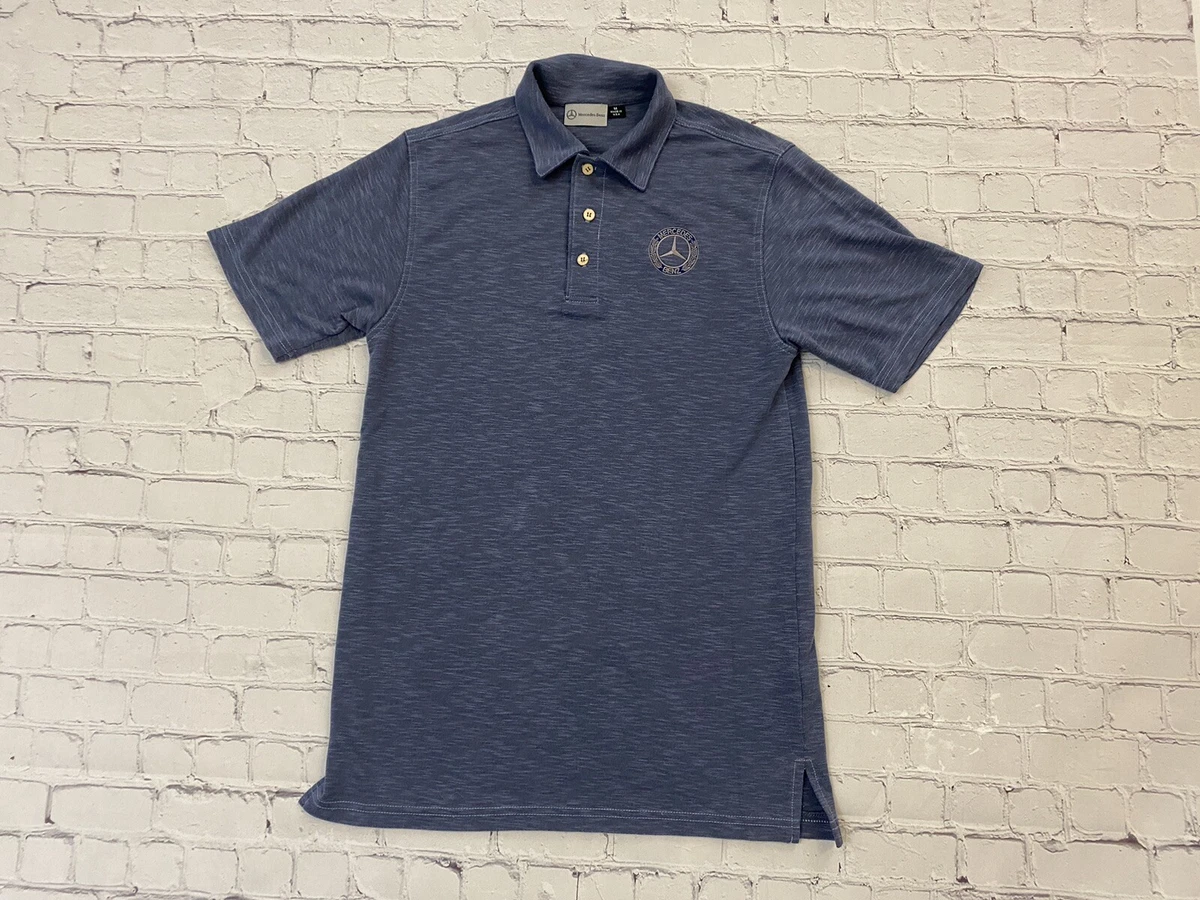 Genuine Mercedes Benz Collection Men's Mediu L/S Golf Polo