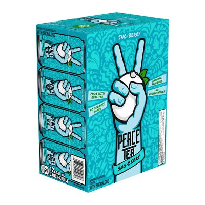 12 Cans of Peace Tea Sno-Berry Flavor Iced Tea 341 mL Each | eBay