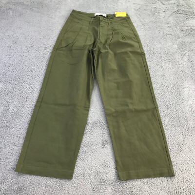 New LF MARKEY Pants Womens 6 US Classic Slacks Trouser Olive Green Casual  FR 38