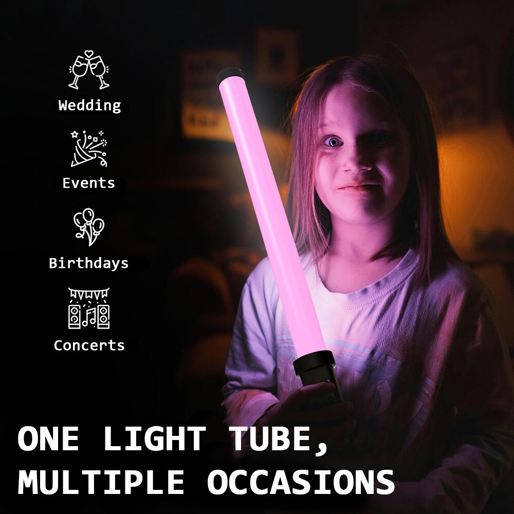 Handheld Light Wand, 360° RGB LED Video Light Stick for Photog，for LIVE