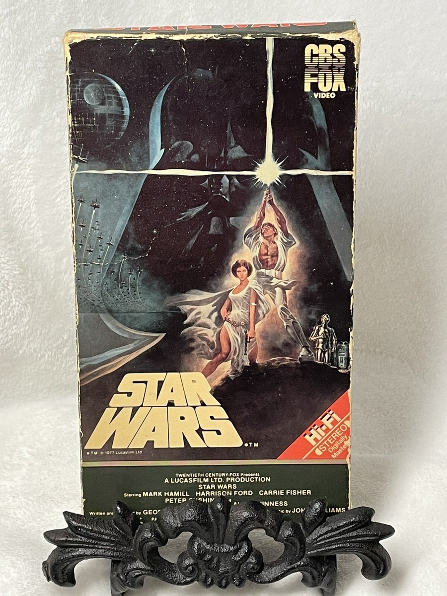 Star Wars (VHS) 1977 original RARE 1984 CBS FOX VIDEO Hi-Fi