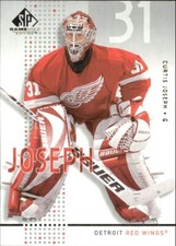 Curtis Joseph-Detroit Red Wings-2002-03 SP Game Used Hockey #19