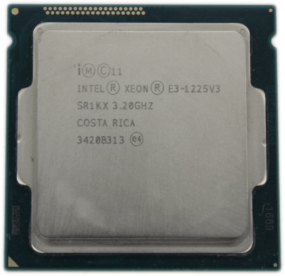 Intel Xeon Processor E3-1225 V3 Quad Core 3.20GHz 8MB SmartCache LGA1150 SR1KX