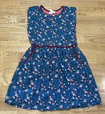 Girl's Matilda Jane Dark Teal Floral Dress Size 8 EUC