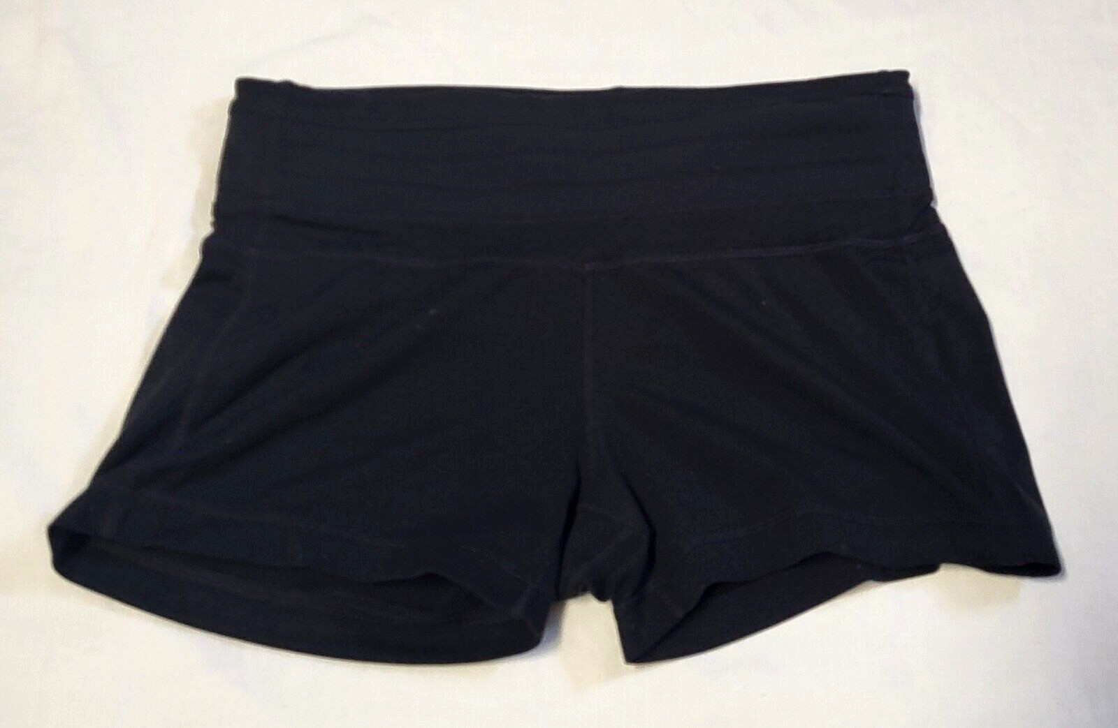 Prana Shorts Women's Medium Black Active Athleisure Gym Stretch Minimalist