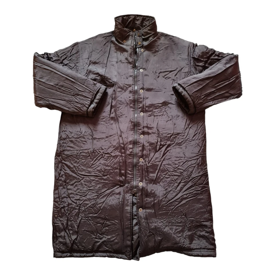 Versace Jeans men’s Long Coat Parka Jacket Full Zip Button Up Size XL - Image 3 of 4