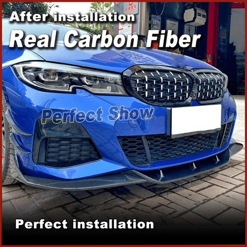 Se adapta a BMW 3er G20 G28 M340i M-SPORT carbono labio delantero alerón labio - Imagen 3 de 11