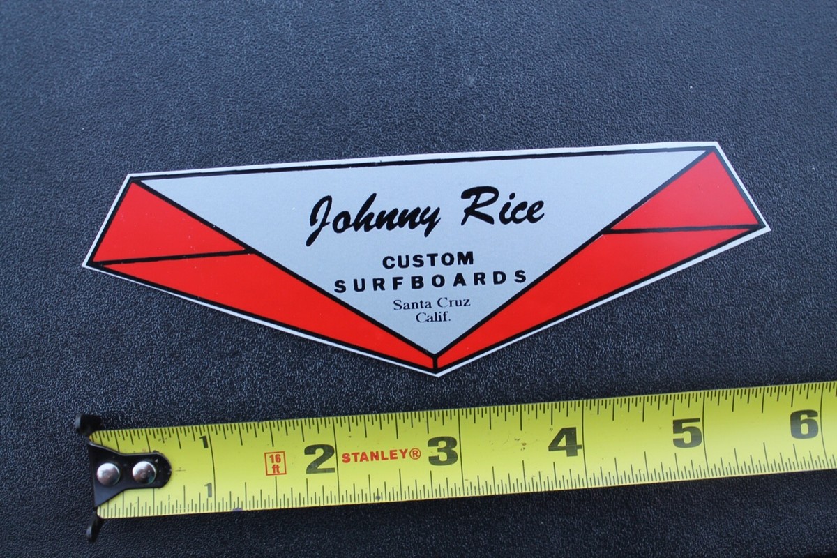 Johnny Rice Surfboards Santa Cruz CA Longboards OG V41A Vintage