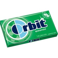 Orbit Spearmint Sugar Free Chewing Gum 6 Packs Free Shipping