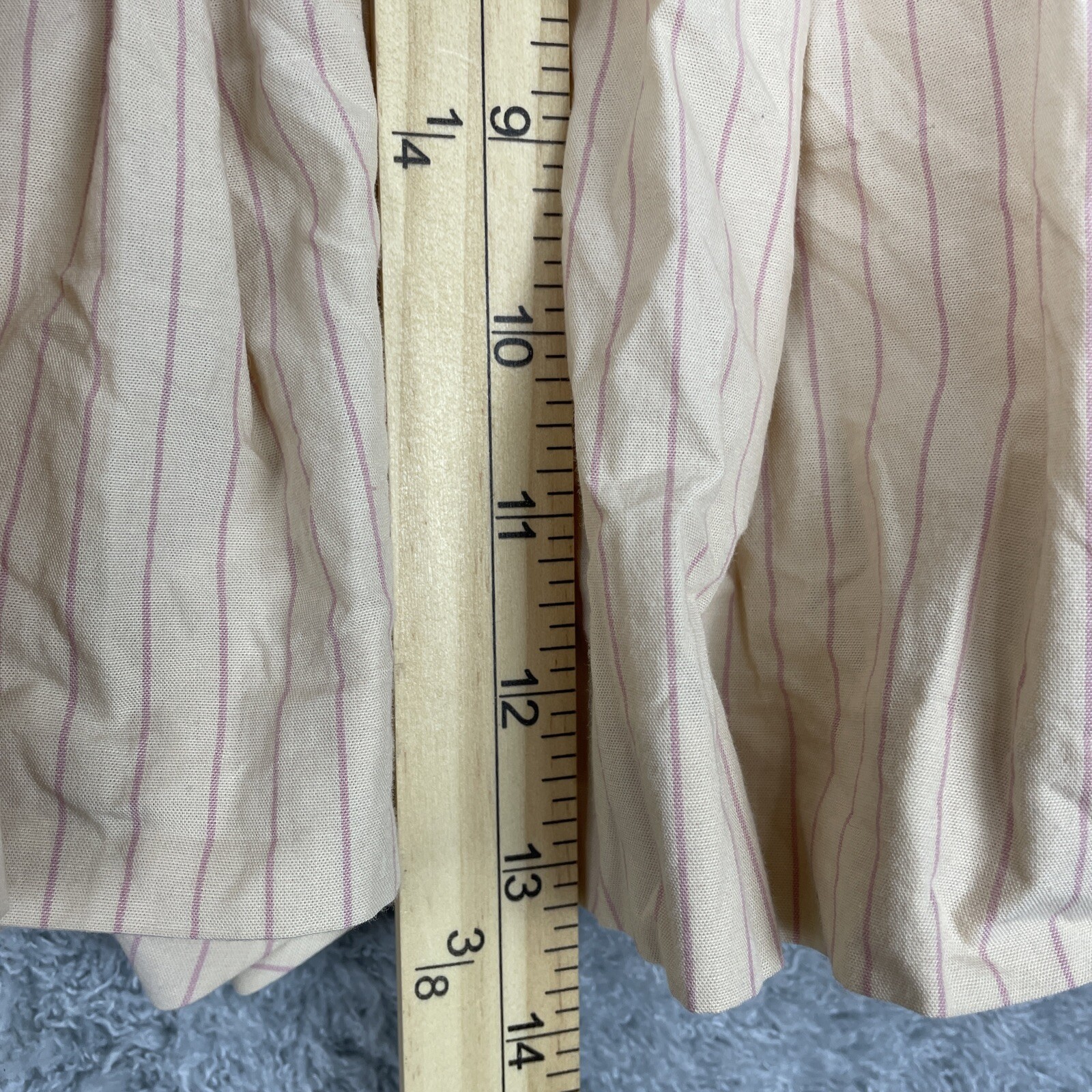 Zara Skort Womens Medium Yellow Pink Stripe Tennis Core Athleisure Pleated thumbnail 9