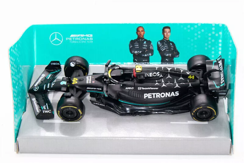 Bburago 1:43 Lewis Hamilton Mercedes AMG F1 W14 #44 formule 1 2023 18-38081  #44 modèle voiture 18-38081 #44 8719247877260 4893993380817