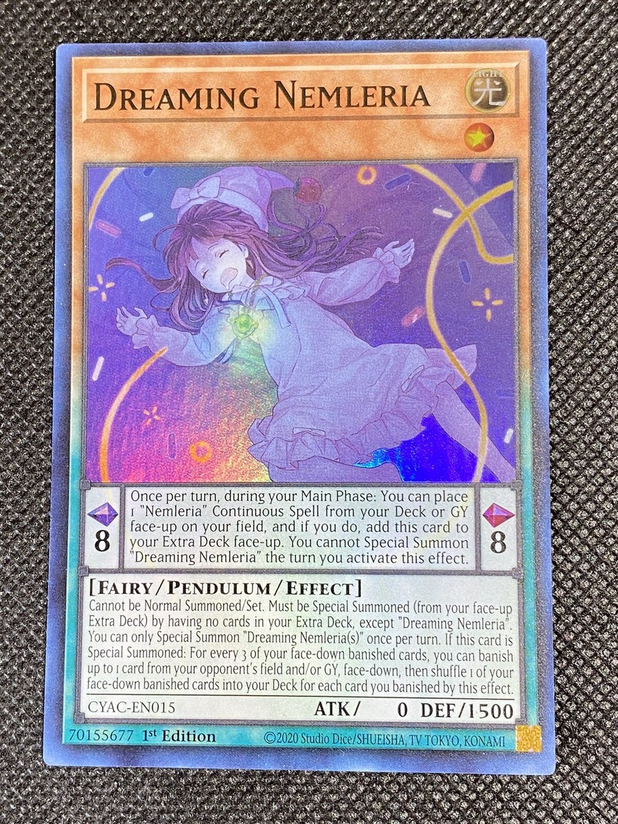 YuGiOh! - Dreaming Nemleria CYAC-EN015 Common 25th YuGiOh! - Dreaming Nemleria CYAC-EN015 Common 25th