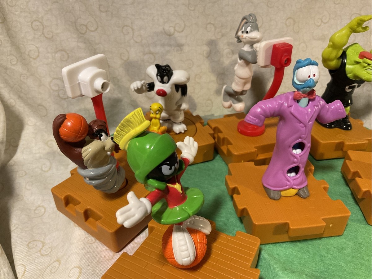 Vintage Lot Of 7 Space Jam Looney Tunes 1996 McDonalds Happy