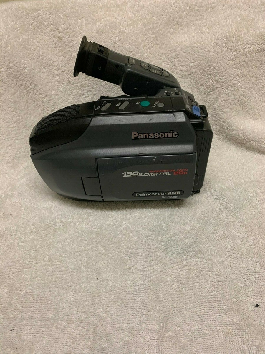 Panasonic PV-L501D Palmsight Palmcorder VHS-C 150x Zoom Video | eBay