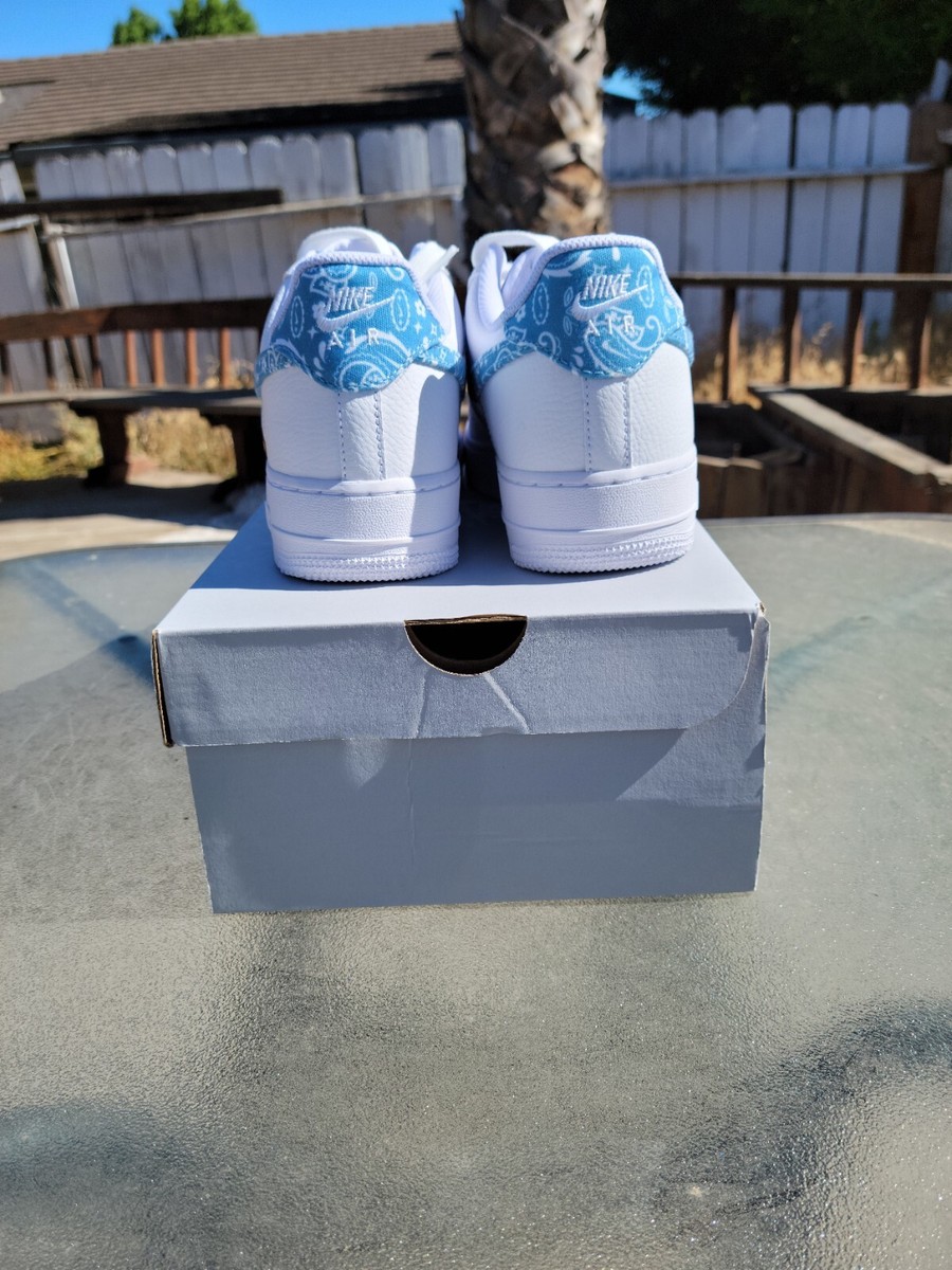 Size 8.5 mens/10wmns - Nike Air Force 1 '07 Essentials Blue
