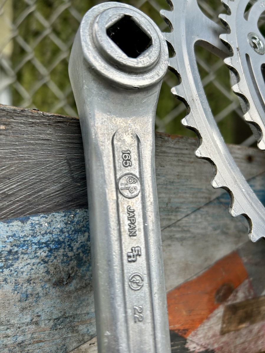 SR Custom Crankset 165 Vintage Bike Square Taper Cranks Dust SR Custom Crankset 165 Vintage Bike Square Taper Cranks Dust