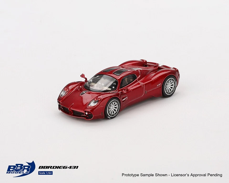 BBR 型号 Pagani Utopia 迪拜红色 1/64 — 第 2/3 张图片